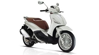 The Piaggio Beverly Updated Model amp Range For 2017 [upl. by Driscoll]