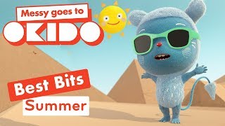 SUMMER BEST BITS ☀️ Compilation 🎥 Messy Goes To OKIDO  Cartoons For Kids [upl. by Savart]