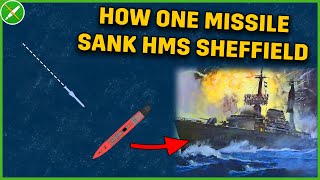 Exocet Attack on HMS Sheffield  Falklands War Documentary [upl. by Wilhelmina]