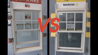 Comparing Double Hung Windows Andersen or Marvin [upl. by Draude]