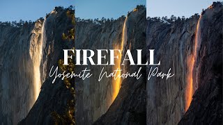 Experiencing Firefall in Yosemite National Park [upl. by Ennael]