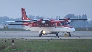 TakeOff Businesswings Dornier Do228212 GMarconi Bologna [upl. by Plafker]