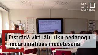 Izstrādā virtuālu rīku pedagogu nodarbinātības modelēšanai [upl. by Cyrillus332]