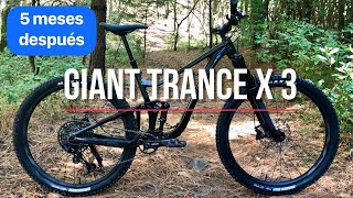 Giant Trance X 3 2021  5 meses de uso Review [upl. by Euton]