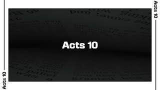 Acts 10 Bible Reading  NIV [upl. by Breger814]