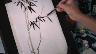 My Bamboo Sumie Brush Painting 4 C eBayStore 4 Details [upl. by Bringhurst]