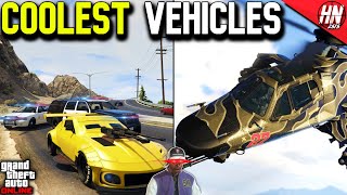 10 COOLEST Vehicles YOU Can BUY In GTA Online [upl. by Nittirb891]