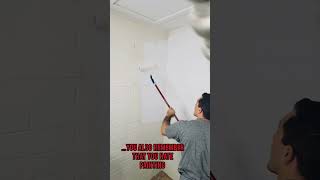 A fresh coat of paint really changes a room Shorts youtubeshorts painting diy [upl. by Ramin]