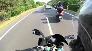 Aprilia RS 125 I Polini 160 I 12072014 Zlot Łagów I Motorycle Trip I GoPro HD [upl. by Carol-Jean]