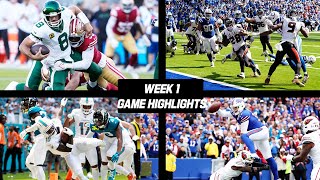 Every Week 1 Game Highlight [upl. by Llertnor]