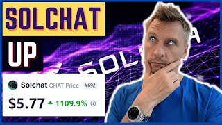 Solchat is up 1000 thecryptofather solchat solana [upl. by Eirrek]