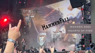 Hammerfall at Wacken 2023  Hearts of Fire 💕🔥 [upl. by Portwin]