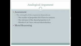 Ethics Analogical Argument SP 2013 [upl. by Persse]