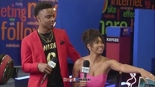 Bayleigh and Swaggy Cs Backyard Interview After The BB20 Finale [upl. by Aneekan]