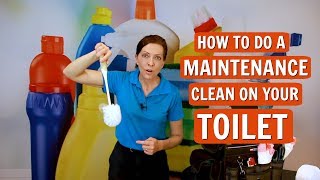 How to Do a Maintenance Clean on a Toilet [upl. by Rufina543]