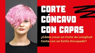 ✂Cómo hacer un Corte Cóncavo CON CAPAS  Bob Encapado PASO A PASO💇🏻‍♀️ [upl. by Narda]