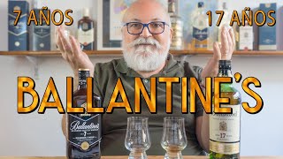 BALLANTINES 7 años Bourbon Finish vs BALLANTINES 17 años 💖  Tito Whisky [upl. by Cirdnek]