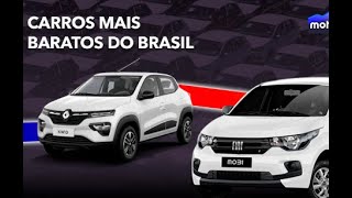 OS 10 CARROS MAIS BARATOS DO BRASIL EM 2024 shorts [upl. by Dillie523]