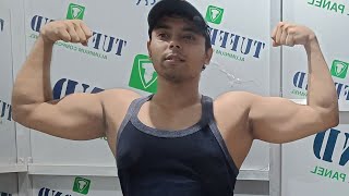 Bulking Day 16  Arms [upl. by Naillij155]