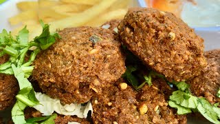 Arabic falafel 1 minute recipe by foodward corner shorts [upl. by Wilhelmina]