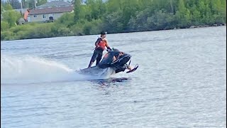 Wollaston Lake Sk Watercross 550fan Polaris [upl. by Xer653]