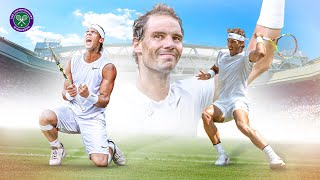 The Very Best of Rafael Nadal  Best Points at Wimbledon [upl. by Akisej]