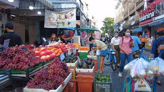 4K 🇹🇭 Walking Silom Soi 20 Morning Market in Bangkok Thailand November 2023 [upl. by Aerahs]