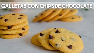 GALLETAS CON CHIPS DE CHOCOLATE GALLETITAS PEPITOSTODDY [upl. by Amarette924]