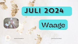 Waage Juli 2024  Veränderungen Schritt für Schritte tarot monatslegung [upl. by Dennie]