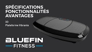 Bluefin  Accessoire de Fitness Plateforme Vibrante 3D à double moteur  Oscillation et vibration [upl. by Hecklau]