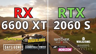 RX 6600 XT VS RTX 2060 SUPER  TEST IN 10 GAMES [upl. by Zellner386]