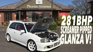 281BHP SCREAMER PIPPED TOYOTA GLANZA V REVIEW [upl. by Atnima]