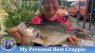 Nancys Personal Best Black Crappie So Far [upl. by Ettevroc842]