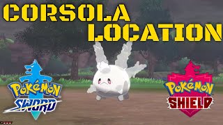 Pokemon Sword And Shield Corsola Location [upl. by Gusta]