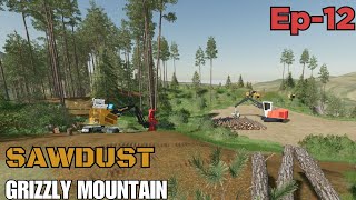 SAWDUSTEp 12Lots of PineFS22 Forestry FDR logging [upl. by Olenka587]