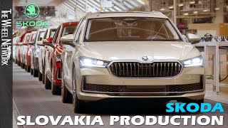 Skoda Superb Production in Slovakia [upl. by Anitsirhcairam]