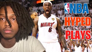 Reacting To INSANE NBA HYPED PLAYS 2024 [upl. by Ariuqahs]