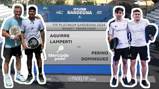 Reacción  Tolito Aguirre y Miguel Lamperti vs Dominguez y Perino  Partido Completo Padel FIP [upl. by Means]