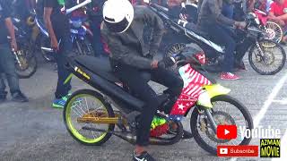 PART 218 125cc Sprint Test Drag Racing Kubang Menerong Mac 2018 [upl. by Kerril148]