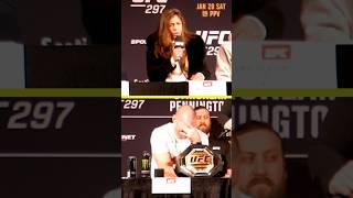 🤣 SEAN STRICKLAND CRINGES DURING WOMEN’S TRASH TALK IN THE UFC [upl. by Ilarin]