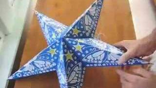 Paper Star Lantern Assembly Video [upl. by Sergius]