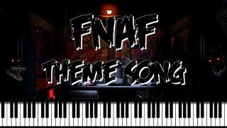 Synthesia Piano Tutorial Five Nights at Freddys  Theme song [upl. by Atenahs]