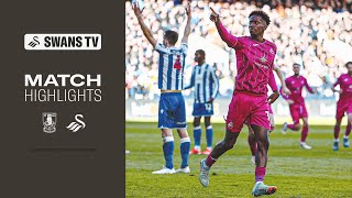 Sheffield Wednesday v Swansea City  Highlights [upl. by Aihsemaj]