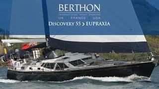 OFF MARKET Discovery 55 EUPRAXIA Yacht for Sale  Berthon International Yacht Brokers [upl. by Notnil]