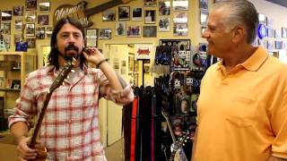 Dave Grohl from the Foo Fighters at Normans Rare Guitars [upl. by Eedissac]