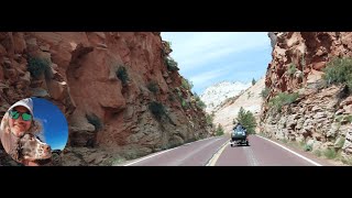 Zion National Park Motorcycle Fly Through HD 1080p [upl. by Htilil721]