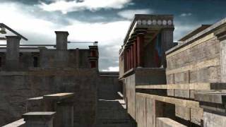 Knossos Palace Reconstruction Crete 3D [upl. by Juno616]