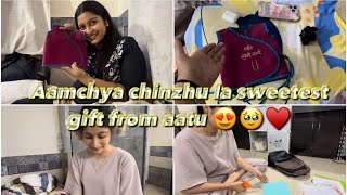 AMCHYA CHUNJHULA SWEETEST GIFT FROM AATYA 🥹♥️  PAYAL PATIL VLOGS [upl. by Edd739]