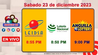 Lotería Nacional LEIDSA y Anguilla Lottery en Vivo 📺│Sábado 23 de diciembre 2023  855 PM [upl. by Allisirp]