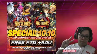 🔴FREE FTG 1000 DN RETURN RENEWAL V2 [upl. by Loise115]